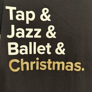 Radio City Rockettes Christmas Spectacular Dance Tee Slim Fit Women’s Size Small